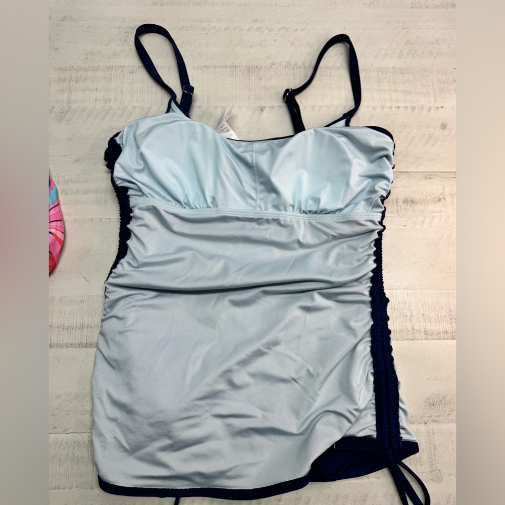 Cupshe Super Bloom Square Neck Tankini Top & Vibrant Plants Retro Bottoms Set - Picture 14 of 14